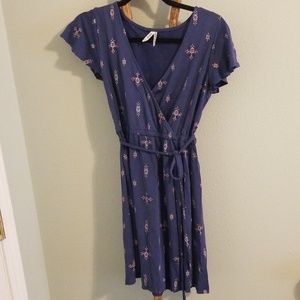 Floral indigo sundress